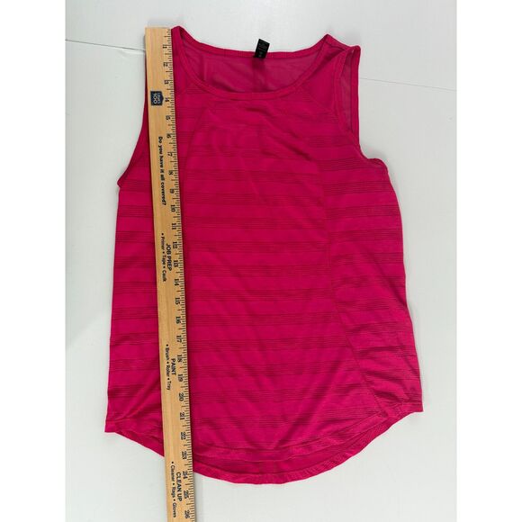 90 Degree by Reflex Women's Dark Pink Stripe Athletic Tank Top Size S Small - Picture 8 of 9